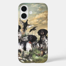 ブrittany Spaniel 、鳥への情熱 iPhone 16ケース