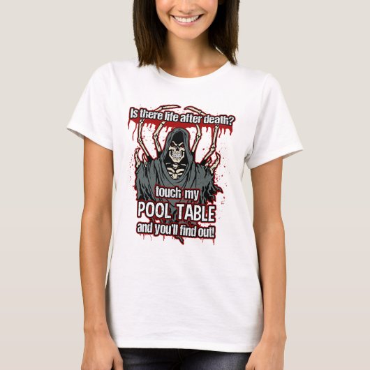 プおもしろいール選手の死神 Tシャツ (正面)