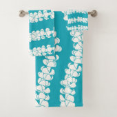 プアケニケターコイズ熱帯風呂タオルのセット バスタオルセット (インサイチュ)