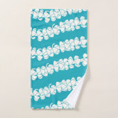 プアケニケターコイズ熱帯風呂タオルのセット バスタオルセット (ハンドタオル)