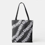 プアケニハワイアンアロハプリント柄 トートバッグ (裏面)