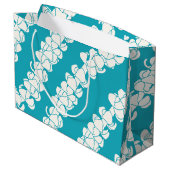 プアケニライスオンターコイズ熱帯抱き枕 ラージペーパーバッグ (裏面アングル)