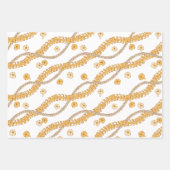 プアケニレイラッピング紙フラットシートセット3 ラッピングペーパーシート (正面)