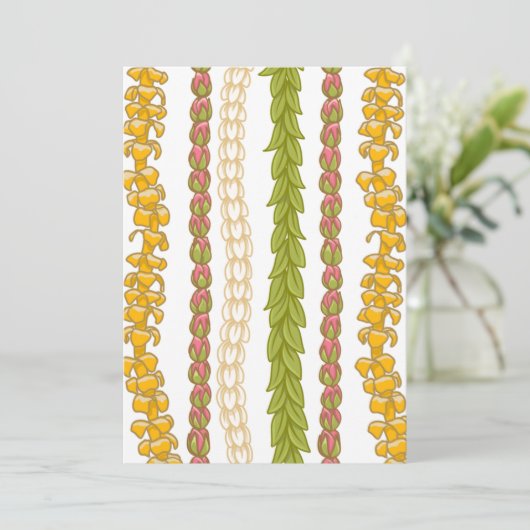 プアケニロケラニピカケメイレ文房具カード 招待状 (スタンド正面)