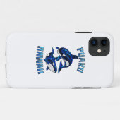 プアコハワイバケーショントリバルホエールオルカス Case-Mate iPhoneケース (裏面(横))