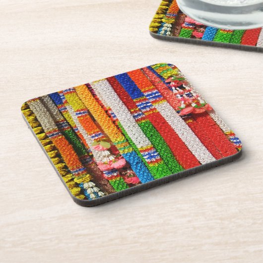 プアンマライタイフローラガーランド コースター (左側)