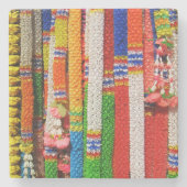 プアンマライ – タイフローラガーランド ストーンコースター (正面)