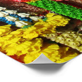 プアンマライ – タイフローラガーランド ポスター (角)