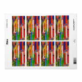 プアンマライ – タイフローラガーランド ラベル (フルシート)