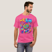 プアールEdc Edm Rave Dance Music Peace Love Unity Res Tシャツ (正面フル)