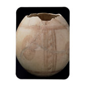 プイグ・デの花瓶の型枠で切ったダチョウの卵 マグネット (縦)