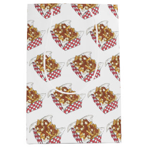 プウインケベックカナダフードフリフランスのーズ ミディアムペーパーバッグ