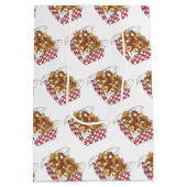 プウインケベックカナダフードフリフランスのーズ ミディアムペーパーバッグ (裏面)