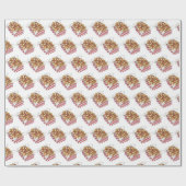 プウインケベックカナダフードフリフランスのーズ ラッピングペーパー (フラット)