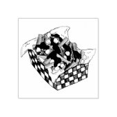 プウインケベックカナダフードフリフランスのーズ ラバースタンプ (インプリント)