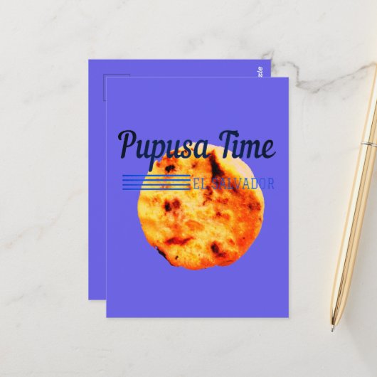 プウサタイムサルバドリアンお気に入りの食品 ポストカード (正面/裏面インサイチュ)