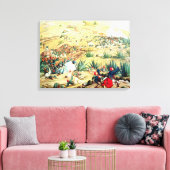 プエブラの戦い、1862年5月5日 キャンバスプリント (インサイチュ (リビング))