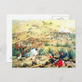 プエブラの戦い、1862年5月5日 ポストカード (正面/裏面)