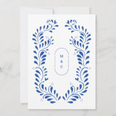 プエブラスタイルメキシカンリハーサルディナー招待状 招待状 (裏面)