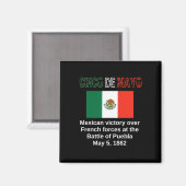 プエブラ5月5日メキシコCincoのCinco De Mayo Bytle マグネット (正面/裏面)