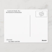 プエブラ ポストカード (裏面)