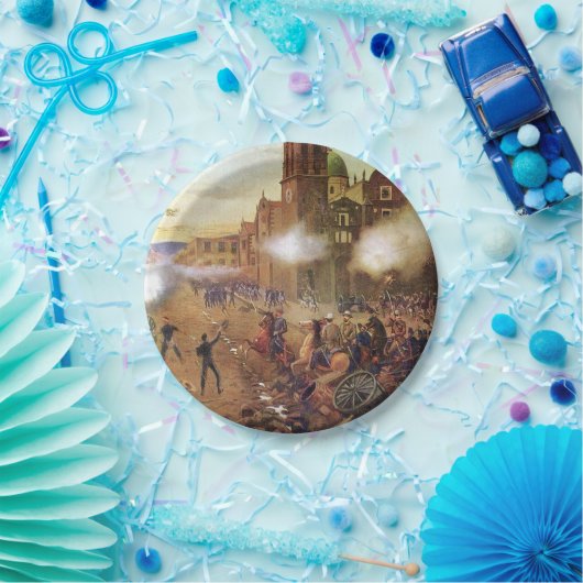 プエブラ・メキシコの歴史の戦い ペーパープレート (パーティー)