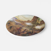 プエブラ・メキシコの歴史の戦い ペーパープレート (アングル)