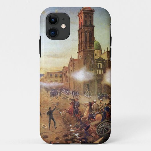 プエブラ・メキシコの歴史の戦い Case-Mate iPhoneケース (裏面)