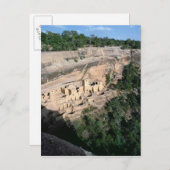 プエブロインディアン崖の住居 ポストカード (正面/裏面)