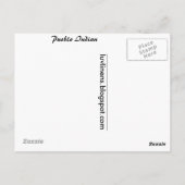 プエブロインディアン ポストカード (裏面)