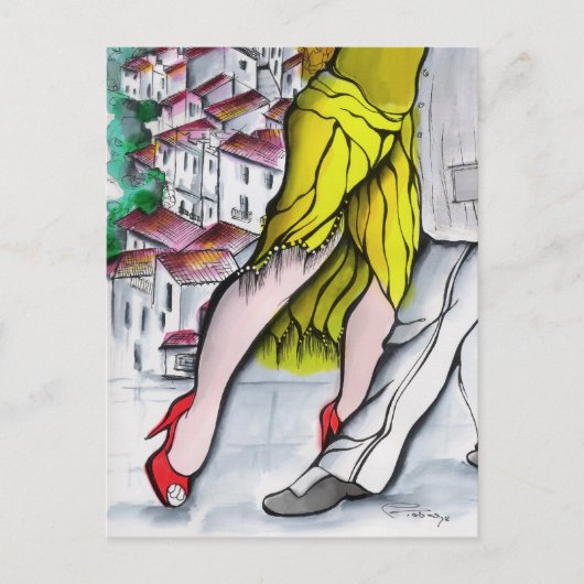 プエブロブランコタンゴ ポストカード (正面)