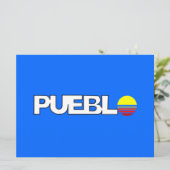プエブロ市国旗（コロラド） カード (スタンド正面)