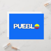 プエブロ市国旗（コロラド） カード (正面/裏面インサイチュ)
