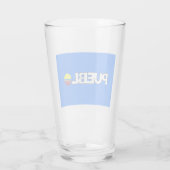 プエブロ市国旗（コロラド） タンブラーグラス (裏面)