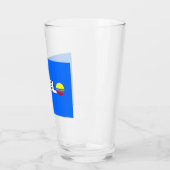 プエブロ市国旗（コロラド） タンブラーグラス (左)