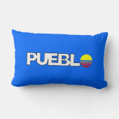 プエブロ市国旗(コロラド) ランバークッション (裏面)