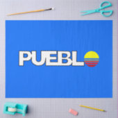 プエブロ市国旗（コロラド） 薄葉紙 (クラフト)