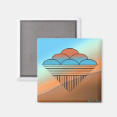 プエブロ雨 マグネット (正面/裏面)