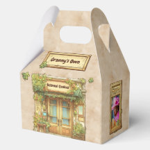 プエブロ風ストーリーブックスタイルのかわいいカフェ、Favor Box