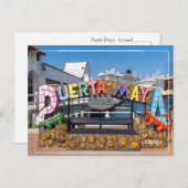 プエルタ マヤ コスメル ポストカード (正面/裏面)