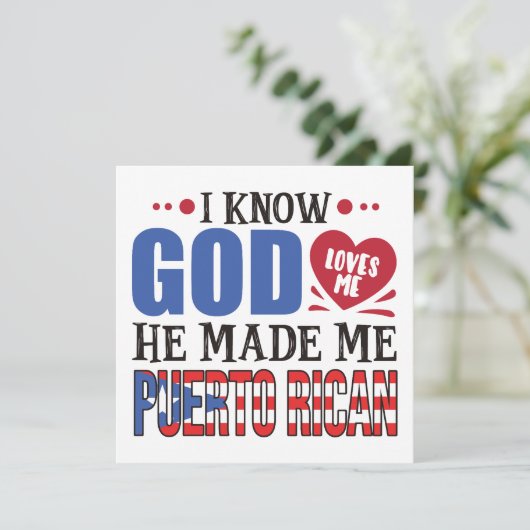 プエルトおもしろいリコ伝統引用文 カード (スタンド正面)