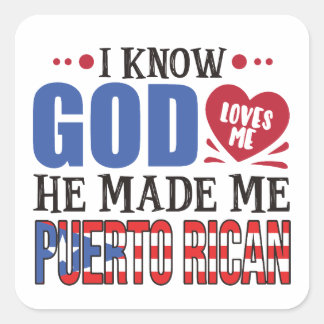 プエルトおもしろいリコ伝統引用文 スクエアシール