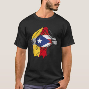 プエルトすごいリカドイツドイツ伝統誇りを持ったR Tシャツ