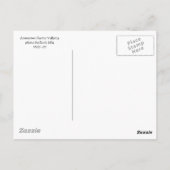 プエルトのダウンタウンにハガキ縁どが付いたバラルタ ポストカード (裏面)