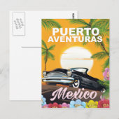 プエルトアベントゥーラス メキシコ 旅行ポスター ポストカード (正面/裏面)