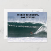 プエルトエスコンディジ得ドは? ポストカード (正面/裏面)