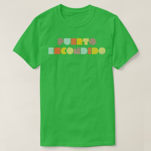 プエルトエスコンディードヴィンテージ Tシャツ (デザイン正面)