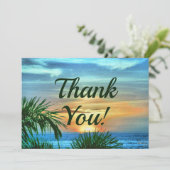 プエルトサンセットサンセットありがとう1557 サンキューカード (スタンド正面)