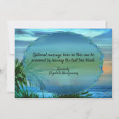 プエルトサンセットサンセットありがとう1557 サンキューカード (裏面)