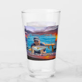 プエルトサンセット魚釣り1739ビール タンブラーグラス (裏面)
